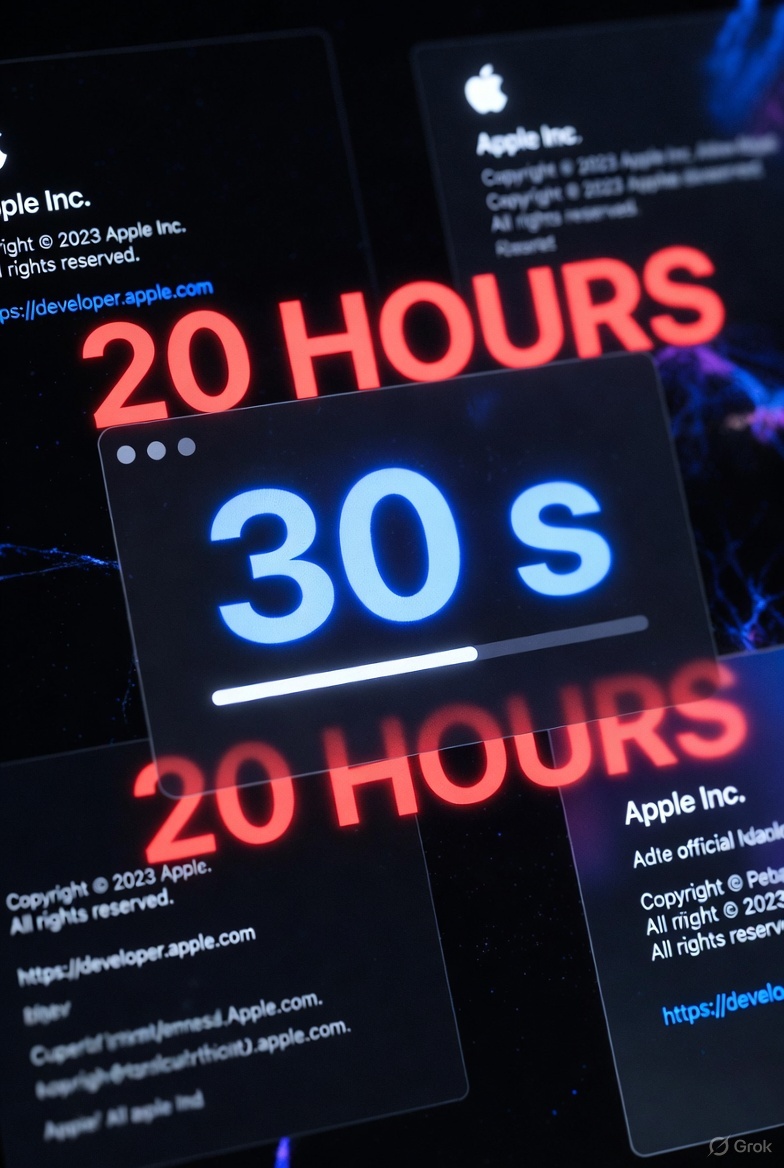 Cupertino v0.3.0: From 20 Hours to 30 Seconds